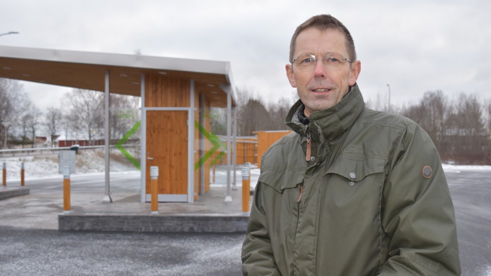 Magnus Palmgård, ordförande i Hagelsrum biogas hoppas att tekniken snart ska komma på plats.