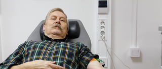 Han har varit blodgivare i 50 år