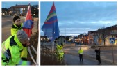 Samisk flagga hissades utanför kommunhuset