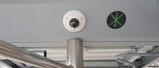 Kameraövervakning vid fabrikens parkering