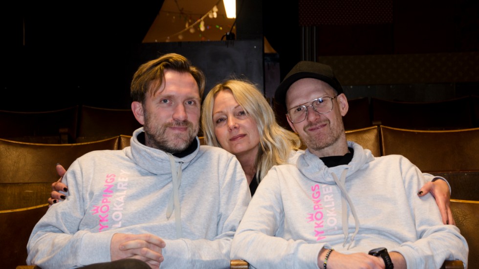 Från vänster: Fredrik Gustavsson, Anna Edman och Magnus Lövgren.