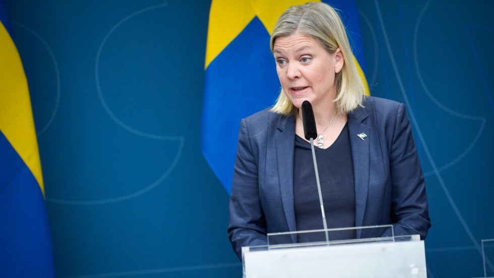 Finansminister Magdalena Andersson (S) ska hålla presskonferens om ett nytt stödpaket. Arkivbild.