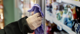 Matbutikerna rustar för att skydda kunderna