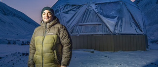 Han odlar grönsaker – 130 mil från Nordpolen