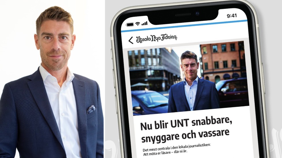 UNT:s chefredaktör Kalle Sandhammar om nya sajten och apparna.