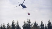 Helikopter bekämpade skogsbränder i Dalarna