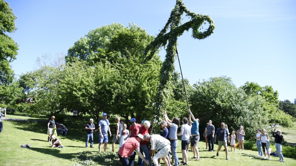 En ovanligt varm midsommar i princip hela Sverige 2017. Arkivbild.