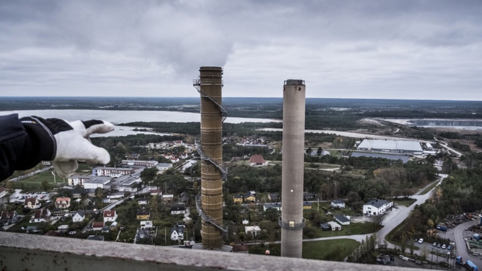 Cementas fabrik i Slite på Gotland är en av de anläggningar där det finns planer på koldioxidinfångning. Arkivbild.