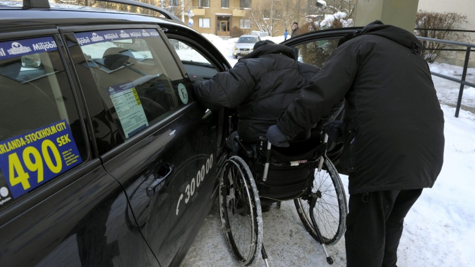 Förutom taxi, som är den bransch med flest fortkörningar, bryter även chaufförer inom färdtjänst, logistik och bud- och transport hastighetsgränserna i hög utsträckning. Arkivbild.