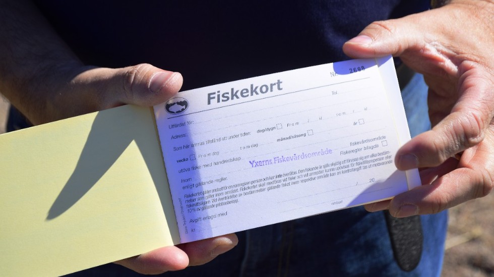 För att få lov att fiska vid Yxern, Krön och Juttern krävs det att ha ett giltigt fiskekort. 