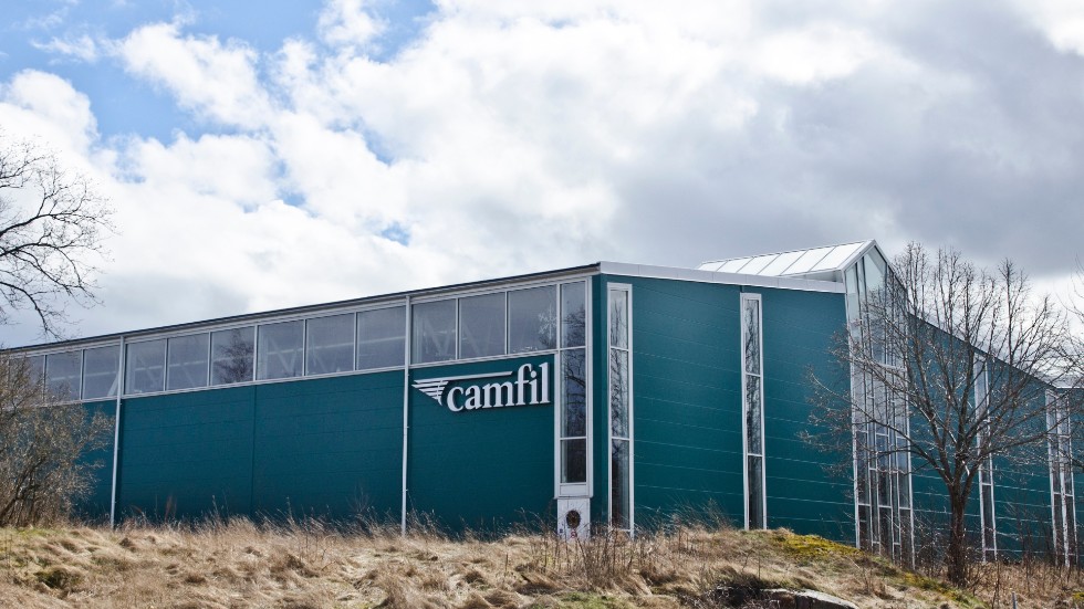 Camfils fabrik i Trosa är en stor arbetsgivare och tillverkar olika typer av luftfilter.
