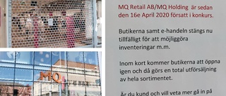 Linköpingsbutikerna stängda – ska sälja ut allt