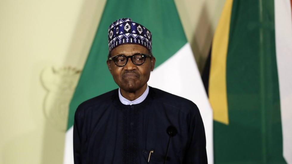 Nigerias president Muhammadu Buhari. Presidentens stabschef har avlidit i sviterna av covid-19. Arkivbild