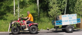 Folkfesten ersattes av en ensam vagn i årets tåg