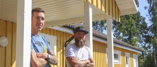 Vännerna bygger ny skejtboardramp i Forssjö
