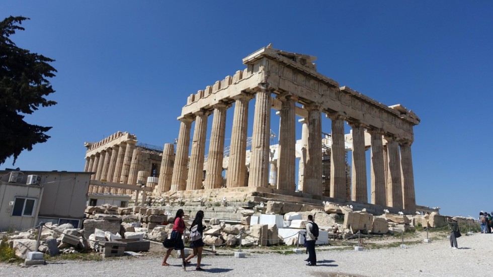 Den 18 maj blir det åter möjligt att besöka Parthenon och Akropolis i Aten. Arkivbild.