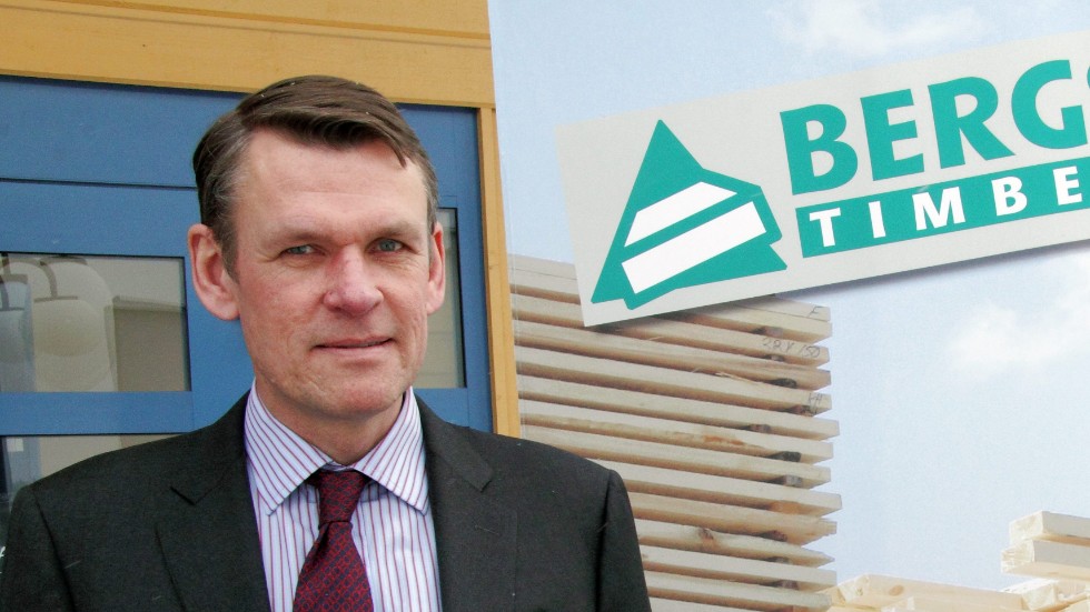 Peter Nilsson, vd och koncernchef för Bergs Timber.