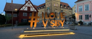 Söker bygglov för "I love Visby"-skylten i hamnen