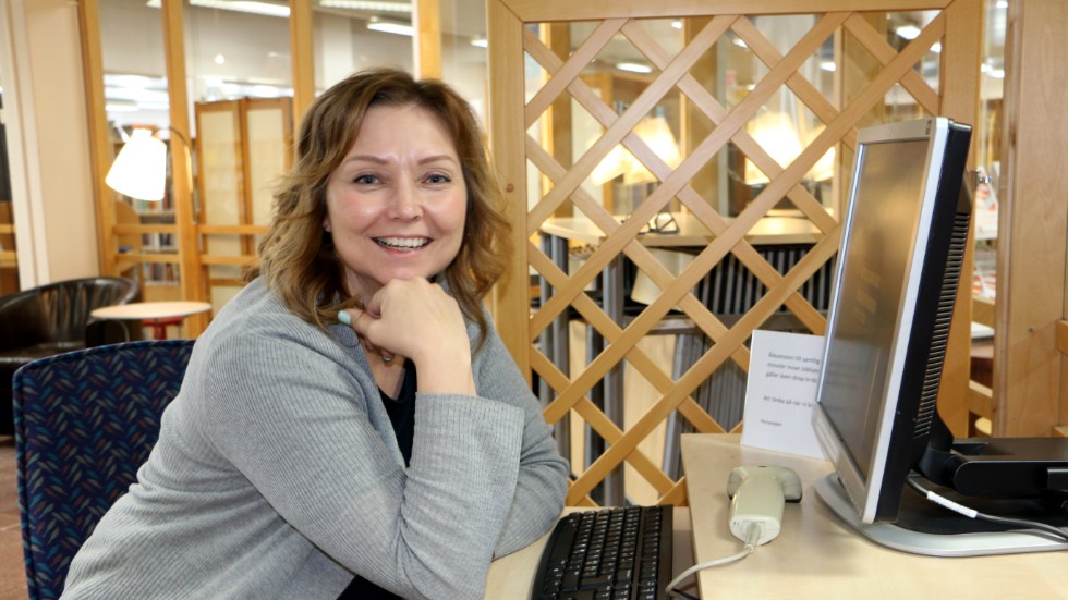 Kristina Englund, bibliotekspedagog på Piteå stadsbibliotek. (Arkivbild)