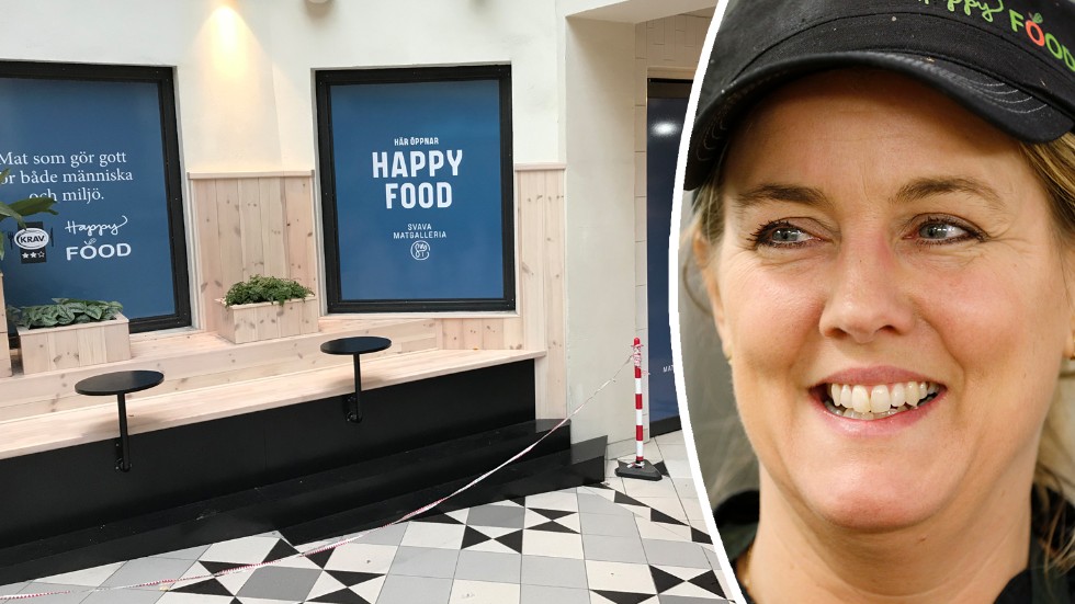Uppsalaföretaget Happy Food väljer att expandera. Framöver öppnar matleverantören och vd Lena Hägg sin första butik och restaurang i Svavagallerian.