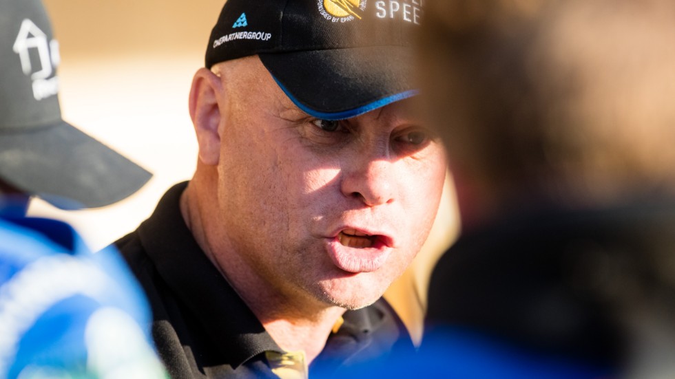 Mikael Wirebrand är lagledare och sportchef i Vetlanda Speedway. 