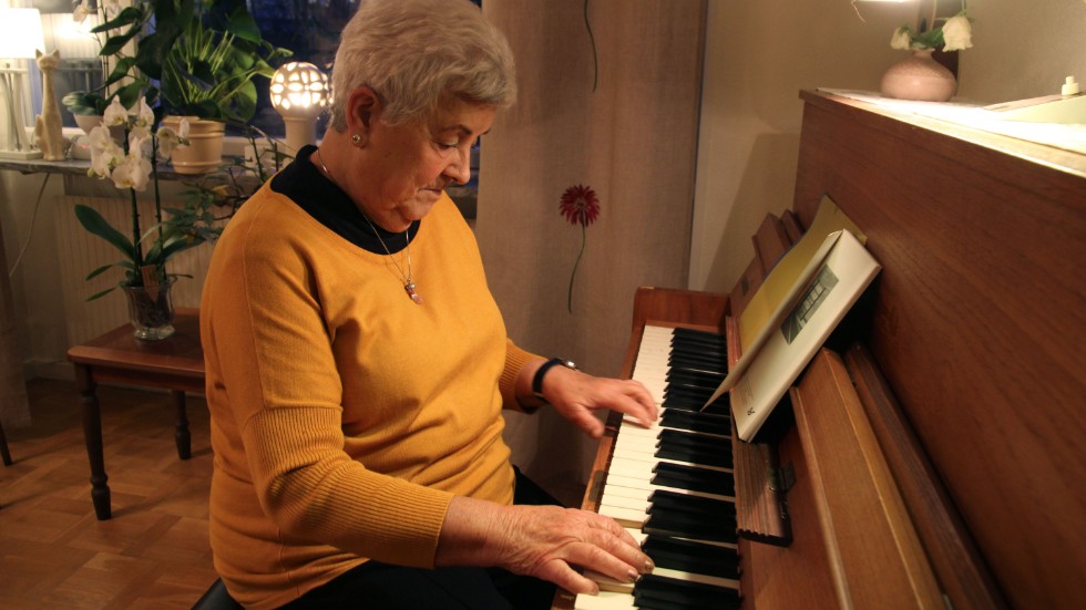 Birgitta Andersson har spelat musik för svårt sjuka människor under sin karriär. 