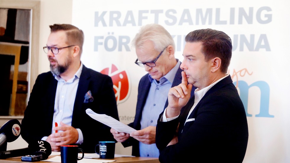 Jari Puustinen (M), Arne Jonsson (C) och Jimmy Jansson (S) ogillar att kommunens medarbetare använder sig av sin yttrandefrihet.