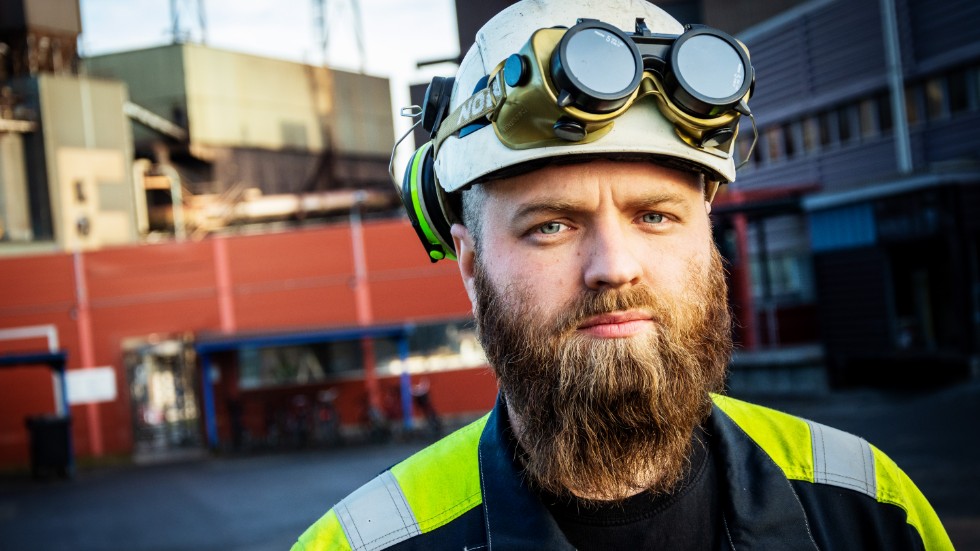 "Man kan känna att ekonomin bromsar in nu", säger masungsarbetaren Fredrik Nilsson.