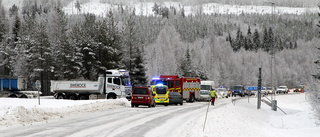 Lastbilskrock i Bodenkorsningen