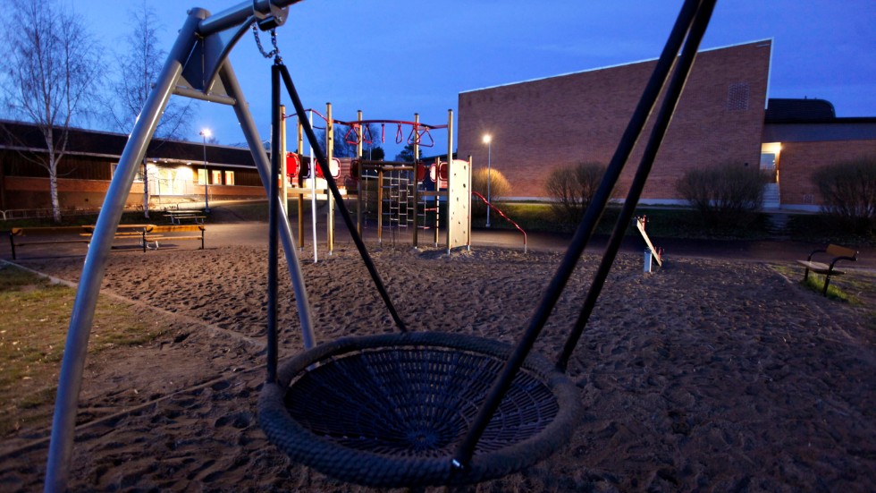 Nu vill skolsköterskorna i Piteå kommun ha en översyn av kommunens lekplatser vid skolorna, framför allt rörande spindelgungor. (Arkivbild)