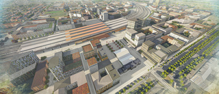 Tre alternativ för nya stationen som förändrar staden