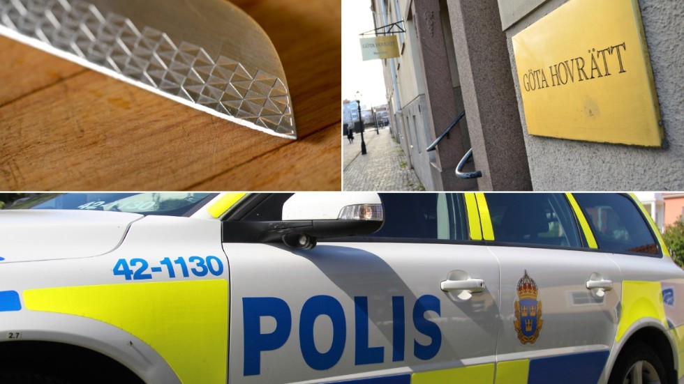 En man i 25-års åldern från Kinda har dömts till fängelse i Göta Hovrätt.