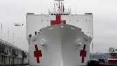 Sjukhusfartyg lämnar New Yorks hamn