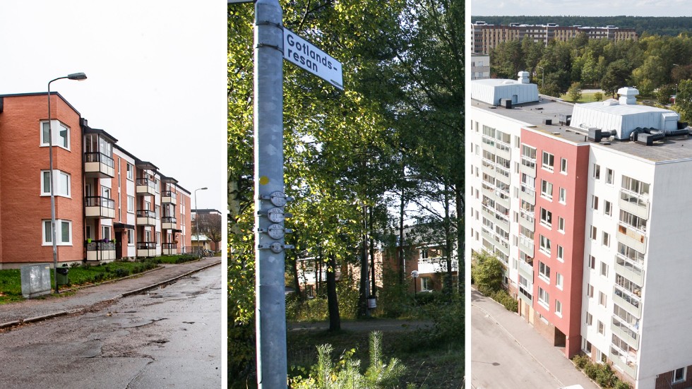 Författargatorna i Gränby, Gotlandsresan och Bandstolsvägen är tre av sex områden dit kommunenenligt ett förslag vill göra det svårare för asylsökande att flytta.