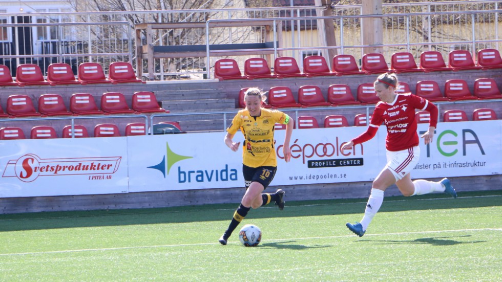 Cajsa Hedlund avslutade med två nya mål för Infjärden. (Arkivbild)