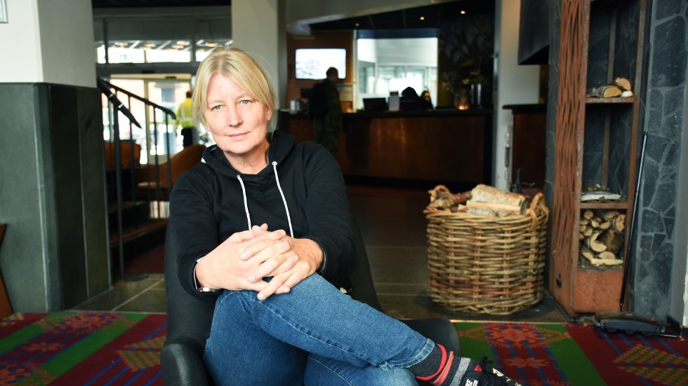 Karin Smirnoff besökte Kiruna i veckan för att berätta om sig själv och sina böcker på Kiruna bokfestival. 