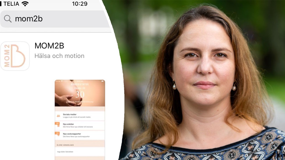 Alkistis Skalkidou är överläkare på Akademiska sjukhuset och professor vid Uppsala universitet. Hon forskar om kvinnors hälsa i anslutning till graviditet och förlossning, nu med hjälp av nya appen Mom2B.
