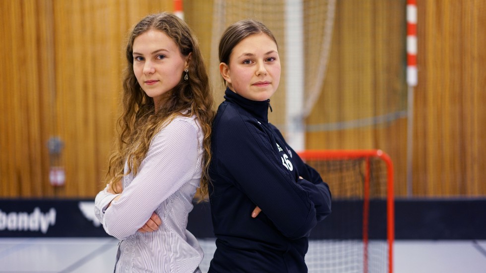 IBF:s Viktoria Lundin och Libk:s Alva Dahl. 