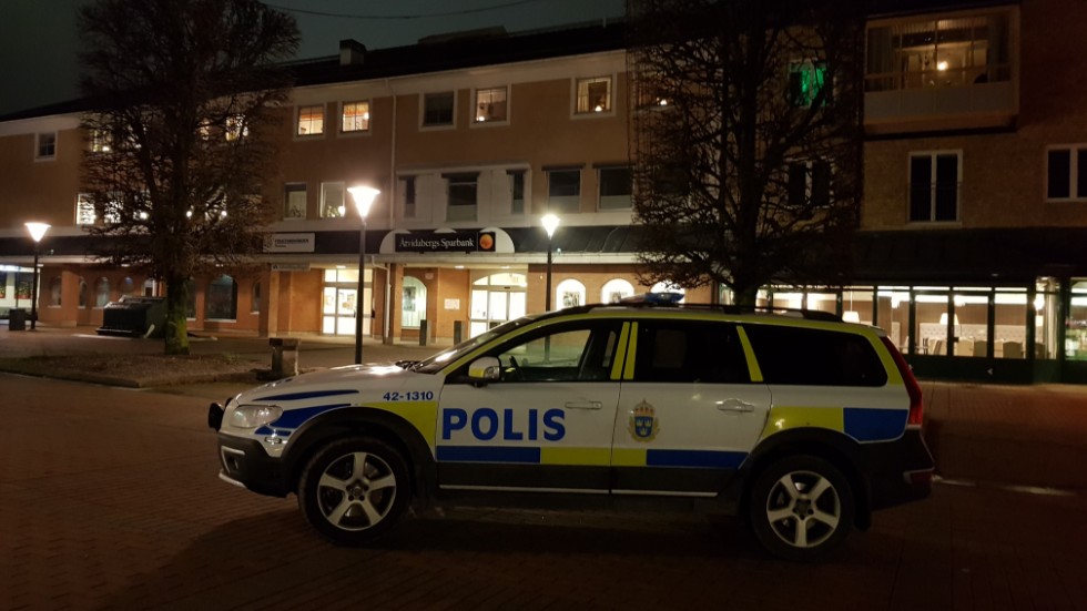 Onsdagskvällens möte mellan polis och näringsliv skedde på Åtvidabergs sparbank.