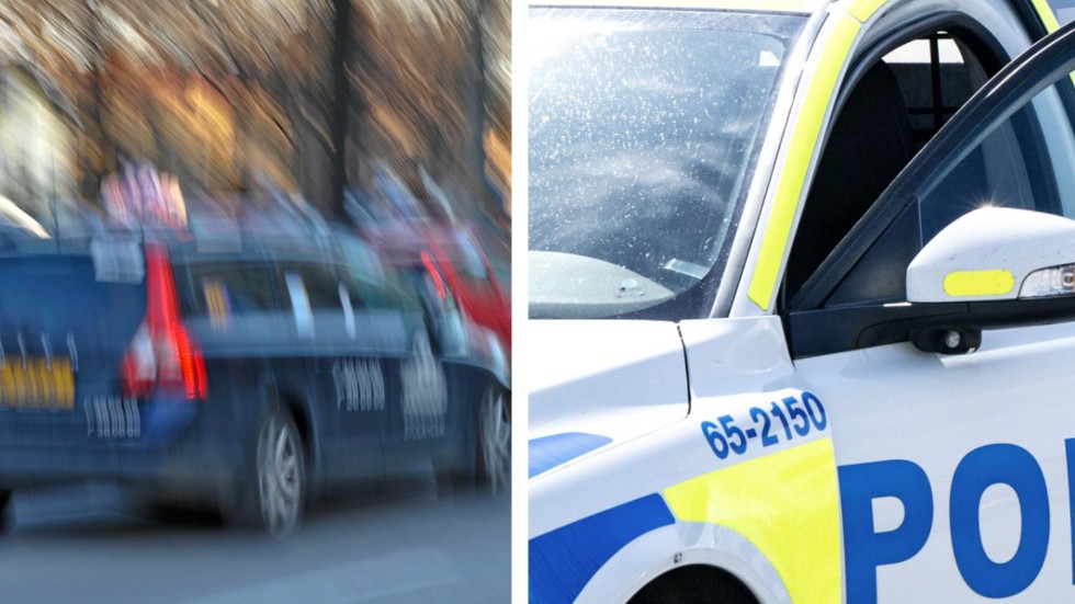 När polisen skulle omhänderta en man och en kvinna i Linköping utbröt tumult. 