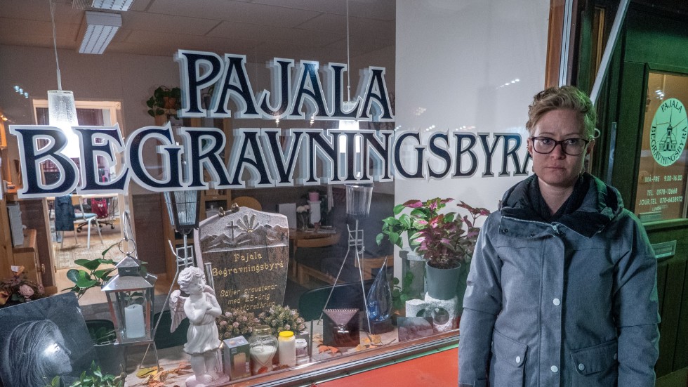 Efter 17 år på Pajala begravningsbyrå känner Suvi Tyrväinen att det är dags att sadla om.