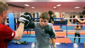 Utbildning före boxning för hårdslående Denis