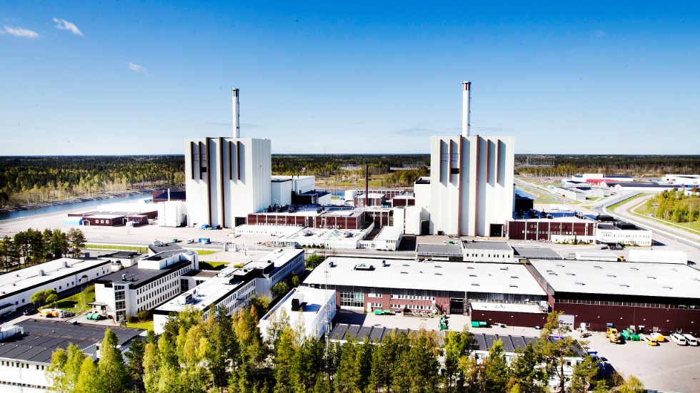 Forsmarks kärnkraftverk. Under den första delövningen i Havsörn 2019 simuleras ett larm om en kärnkraftsolycka.