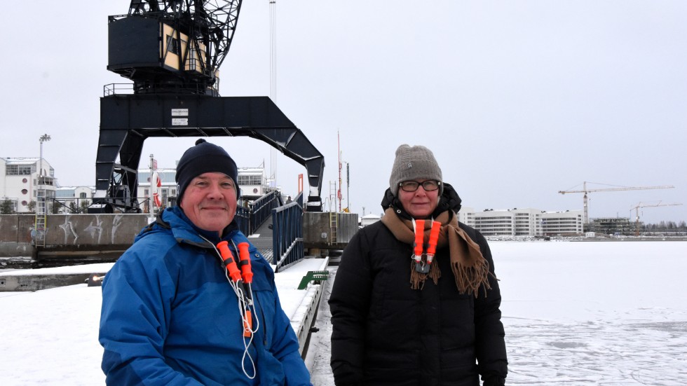 För Kjell Lantto och Susanne Lantto var det ispremiär den här dagen.