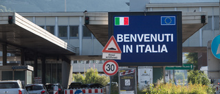 Italienare öppnade gräns – får kalla handen