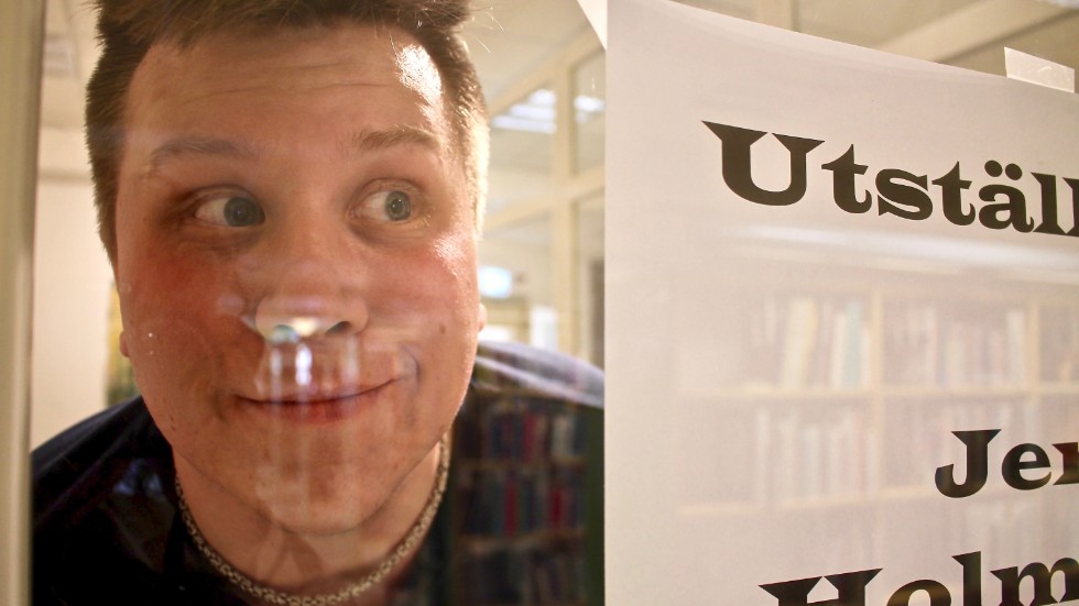 Stor blandning i Jens Holmbergs första egna utställning