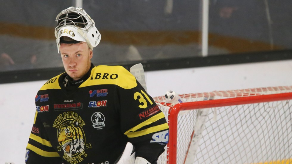 Vimmerby Hockey och målvakten Oscar Walldén går skilda vägar efter bara en säsong.