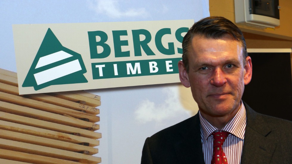 Peter Nilsson är vd för Bergs Timber som väljer att omstrukturera och lägga ner ett av sina fyra sågverk.