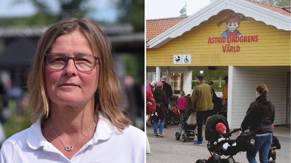 "Ovissheten som råder är förödande", säger Kindas turismansvarige Ann-Louise Södersten om att Astrid Lindgrens Värld kanske inte öppnar som planerat.