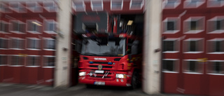 Brand utbröt i container i centrala Norrköping